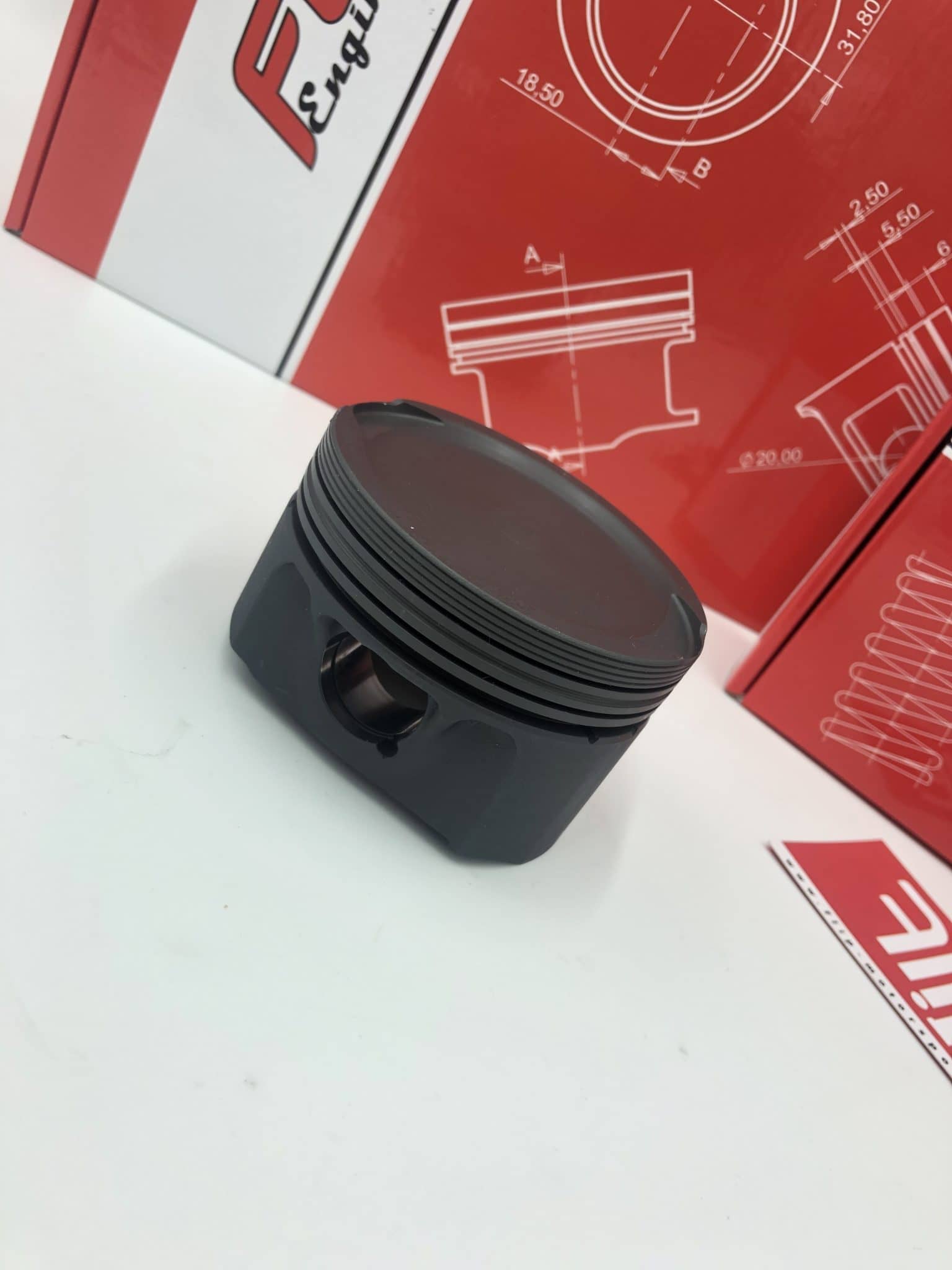 BMW 2.8 M50B28 M52B28 TURBO FCP pistons 85mm CR 9.0 Flip